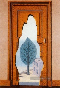 der verliebte Perpektive 1935 René Magritte Ölgemälde